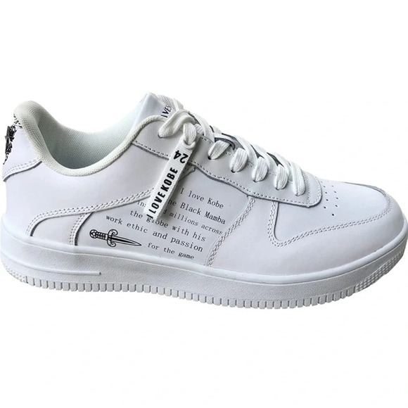 DAVESHOES Mamba 24 White Mens Sneaker - Picture 1 of 14